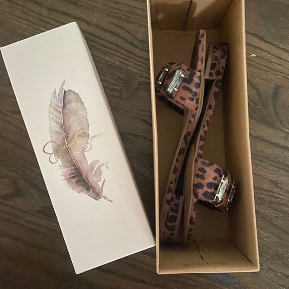 Jessica Simpson Leopard Sandals - Picture 3 of 5